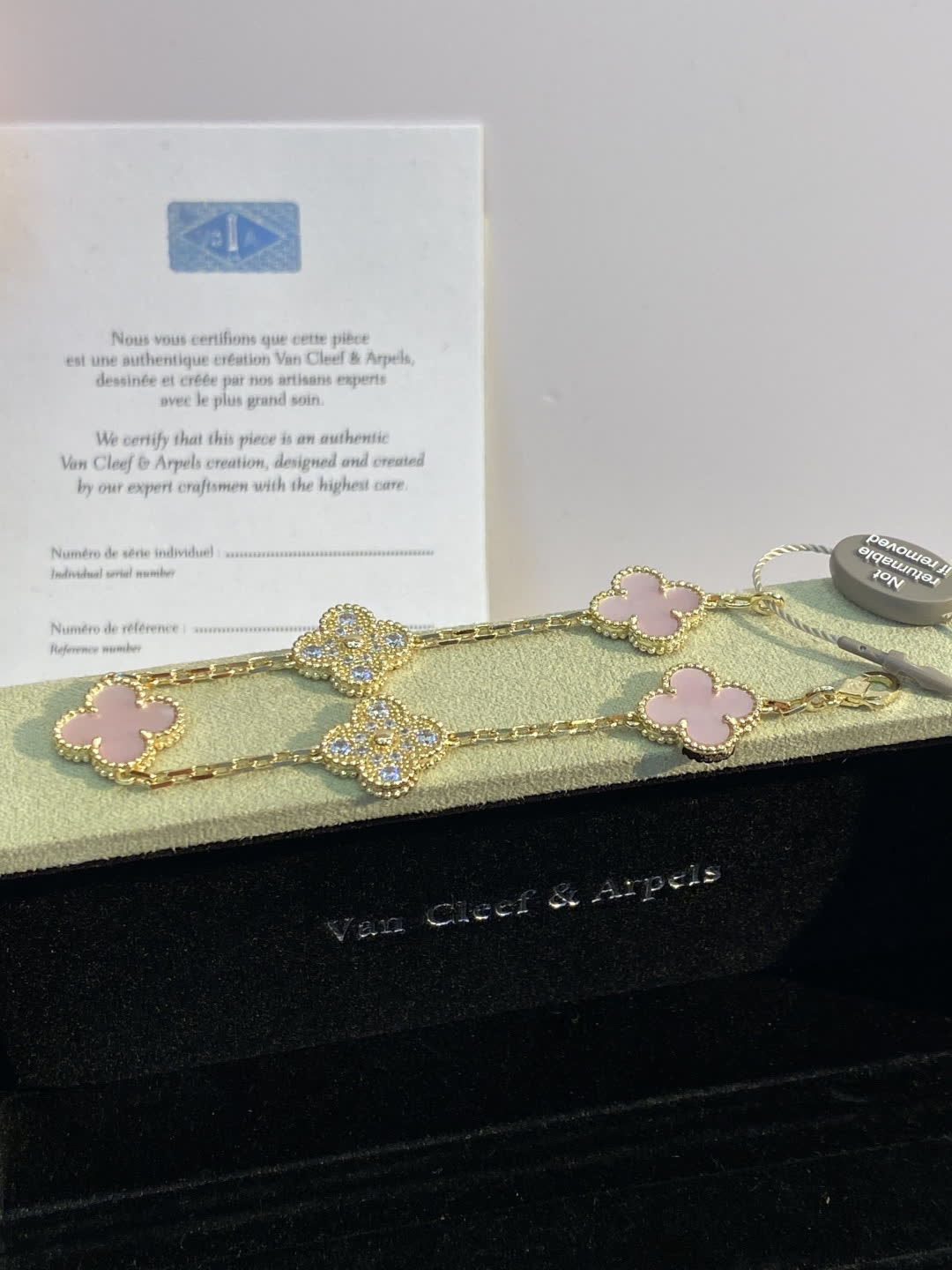 Van Cleef & Arpels Alhambra Pink Gold Bracelet